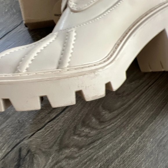 Steve Madden Women's Northern Lug-Sole Duck Booties Floor Model Check Pics B4HP - Picture 4 of 9